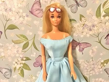 Barbie Sun Lovin’ Malibu PJ Doll #1187 Peek-A-Boo Tan Redressed Vintage