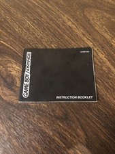 Nintendo Gameboy Advance Instruction Booklet Manual H/AGB-USA Used