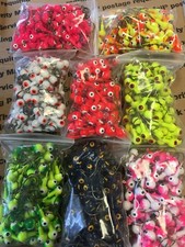 Lures Pro 800 PCs 1/8 oz  Jig Head Fishing hooks Lead Jig Heads Crappie Lot Qty