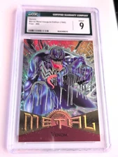 1995 Fleer Marvel Metal Base #80 Venom CGC 9