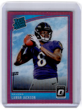 2018 Donruss Optic Rated Rookie Lamar Jackson RC Pink Holo #167