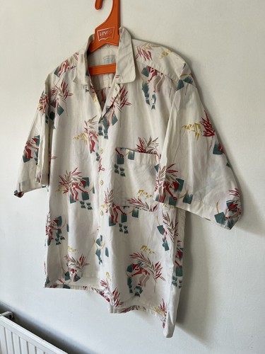 Levi’s LVC 60s Shirt M-XL 1966 OG BIG E Oversize 50" Rockabilly Open Camp Collar - Imagen 14 de 16