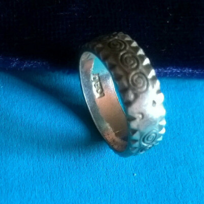 Bague Jonc Bretonne Daviken – Argent Massif .925 – Taille 53 – Anneau Simple