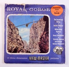 View-Master Royal Gorge 3 reel packet 236, 9043, 238