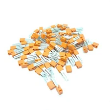 Lot of 80 Altech Corp CA801/2 Insulated Push-in Jumper for 6mm Spring Terminal 