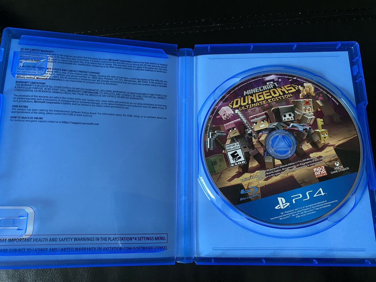 Minecraft Dungeons Ultimate Edition PS4 (Sony PlayStation 4) 812303016738 |  eBay
