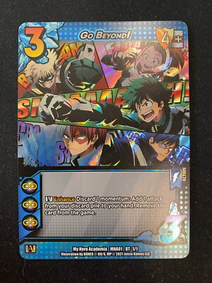 Gehen Sie darüber hinaus! (MHA01 BT 1/1) My Hero Academia Kartenspiel