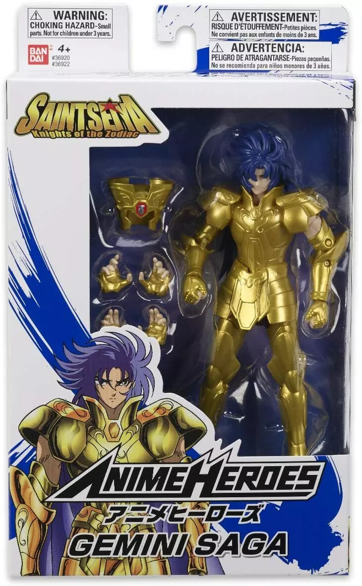 Anime Heroes Saint Seiya Gemini Saga Figure Review 