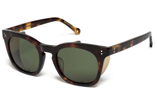 Lunettes de soleil marron avec grillage sur les côtés Hally & Son hs783s - Photo 4 sur 11