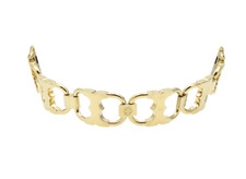 Tory Burch W1007 Womens Gold Double-T Link 20mm Apple Watch Watchband 38-40 mm