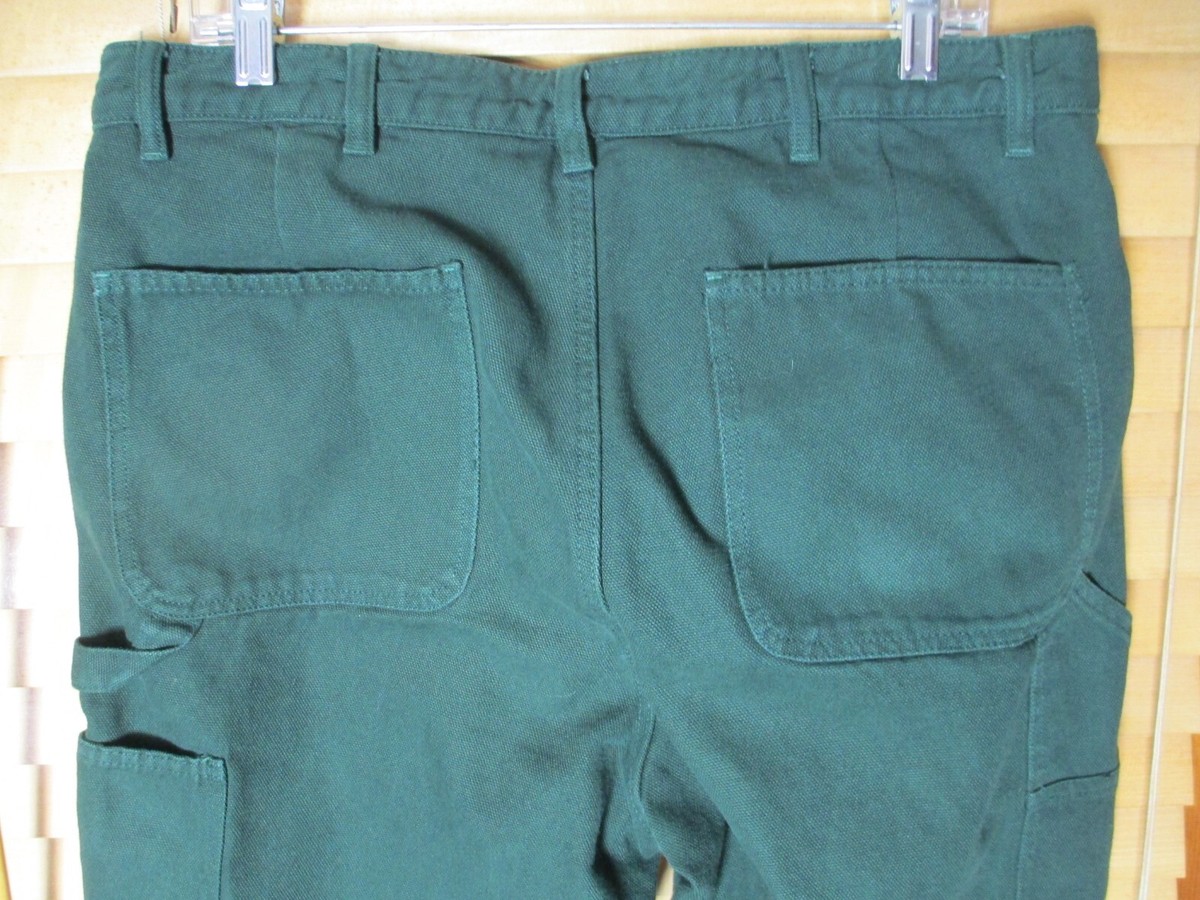 Zara Relaxed Fit Straight Leg Men's 36x29 Denim Dark Green
