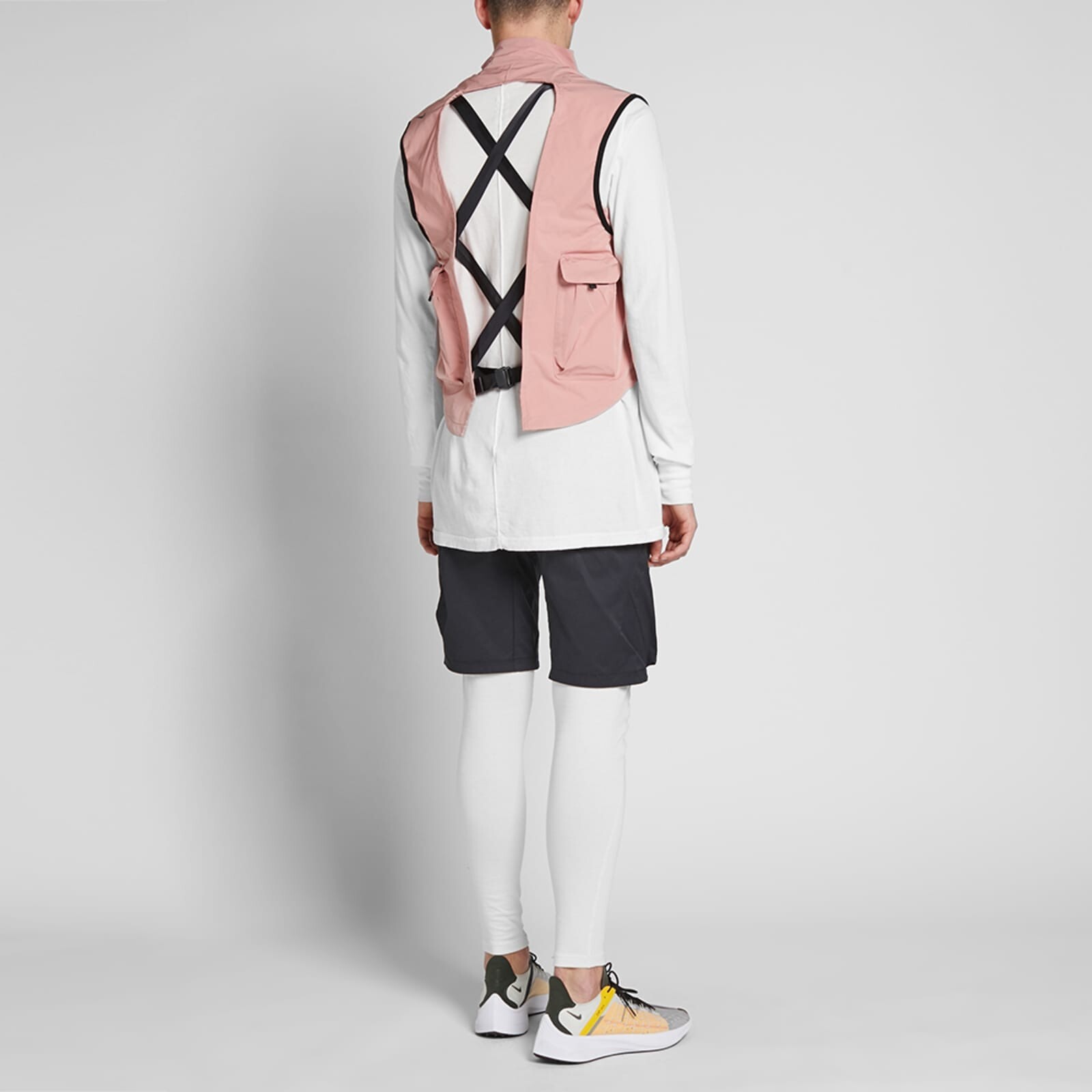 NIKE LAB AAE 2.0 VEST Pink Black Size XL RARE P2P 23'2" image 8
