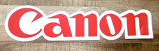 Werbe-Aufkleber Canon Schriftzug Logo 48 x 12 cm Foto Kamera Photography 80er