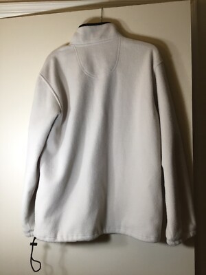 IZOD Perform X Men's Medium 1/4 Zip Pullover Pockets Elastic