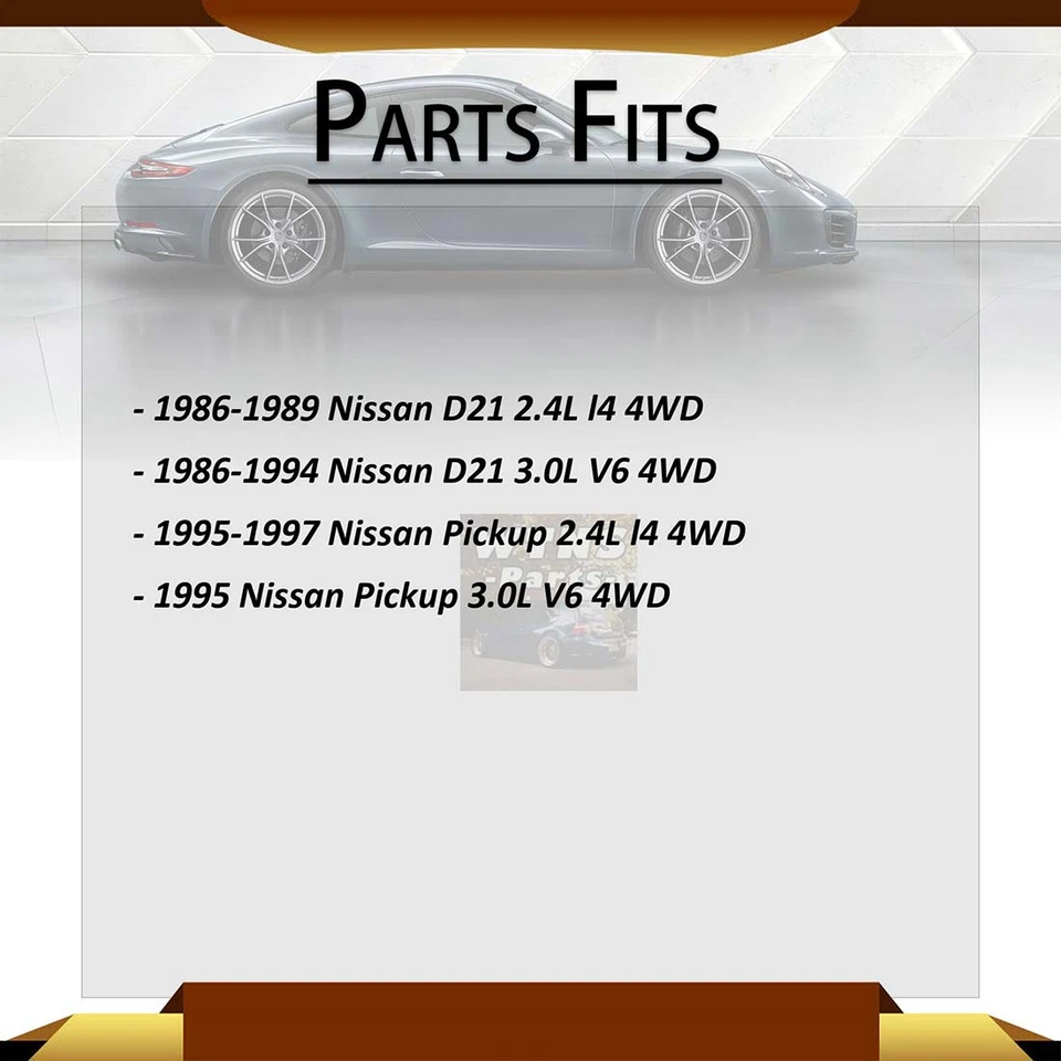 Amortiguadores delanteros traseros Monroe para camioneta Nissan 1995-1997 2,4 L 4x4 4 piezas Foto 2 de 4