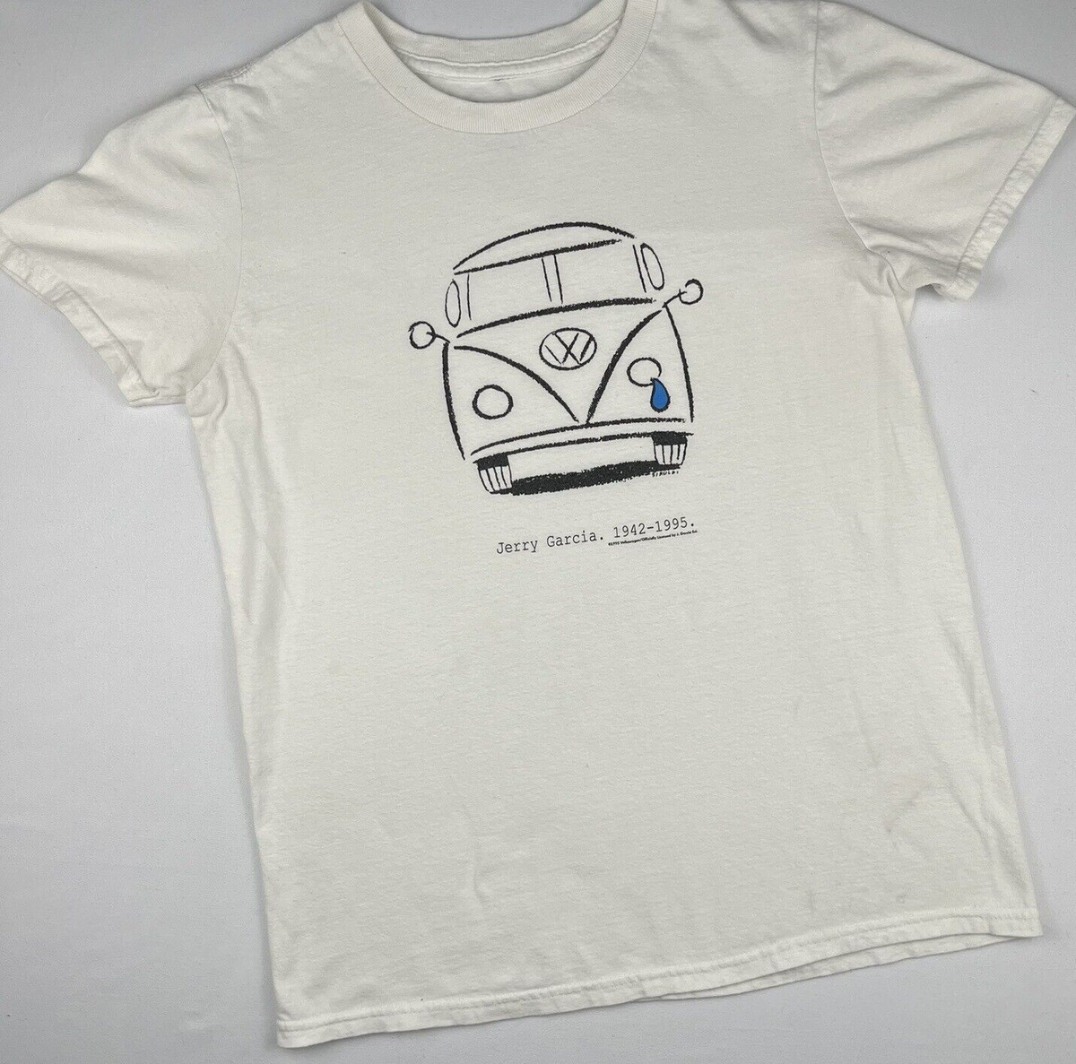 Jerry Garcia × VWバス イラストプリント Tシャツ Jerry Garcia × VWバス イラストプリント Tシャツ - メルカリ