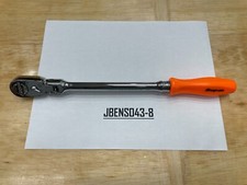 Snap-on Tools New Orange 38 Drive Hard Grip Long Flex Head Ratchet Fhlfd80ao