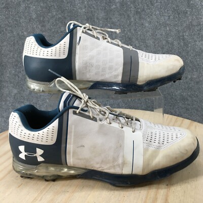 Under Armour Shoes Mens 13 Spieth One Golf Sneakers 1288574-141 White Leather