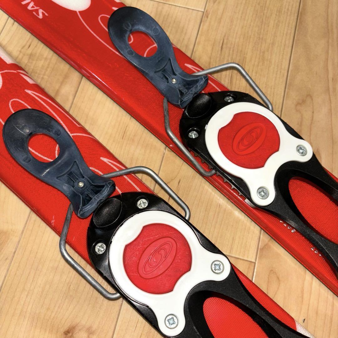 Salomon BUZZ 99.9cm Short Skis Snowblade Fun Ski Red & White Salomon BUZZ 99.9cm Short Skis Snowblade Fun Ski Red & White