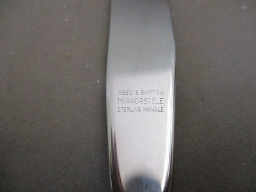 Spanish Baroque by Reed and Barton Sterling Silver Butter Spreader Modern HH - Picture 3 of 3