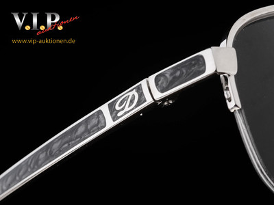 ST.DUPONT TITANIUM LUNETTE BRILLE BRILLENFASSUNG HALF-FRAME EYE-GLASSES OCCHIALI