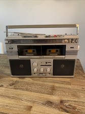 Vintage Montgomery Ward GEN 3997 Boombox Radio Cassette Tape Player - RARE