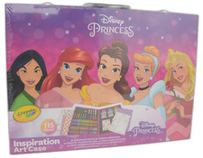 Crayola Disney Princesses Kids Art Case Color...