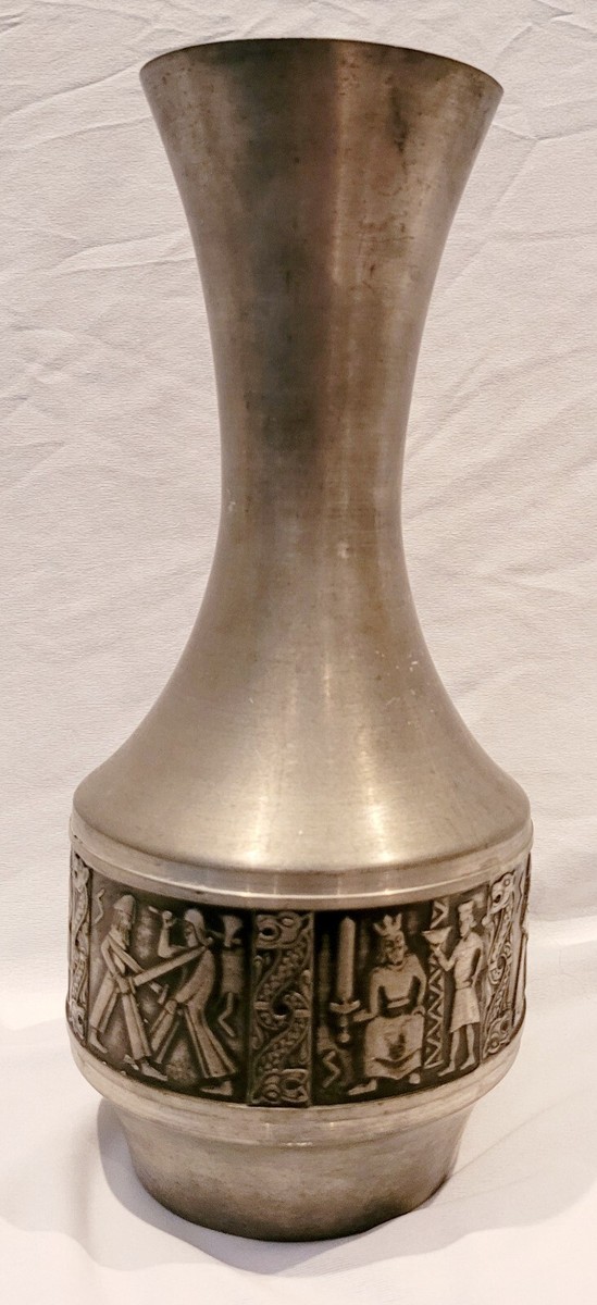 Askvoll Bru　ノルウェー　ピューター　錫　盃　ペア　箱付　V　A127 NORSK TINN PEWTER PITCHER VASE NORWAY | eBay