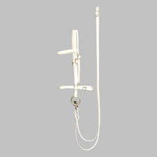 HORSE SIZE-READY MADE-White ENGLISH Tack Set made from BETABIOTHANE