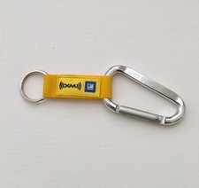 Vintage Keychain XM RADIO GM GENERAL MOTORS Key Fob Ring Carabiner Early 2000’s