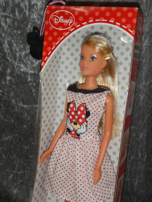 seltene Vintage Simba Steffi Love DISNEY Minnie Mouse Fashion Girl Puppe OVP 