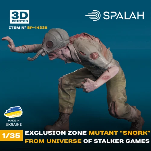 SPALAH 14335 1:35 Exclusion zone mutant "Snork" from the game universe STALKER
