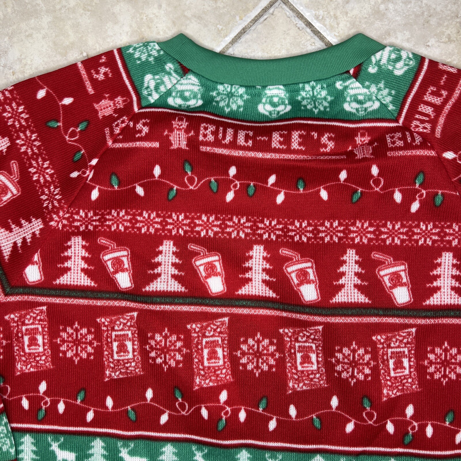 Bucee's Bucees Beaver Christmas Holiday Ugly Sweater XL Eat Here Get Gas NWT eBay