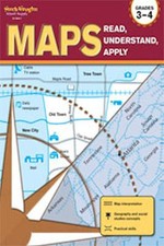 Maps: Read, Understand, Apply Grades 3-4