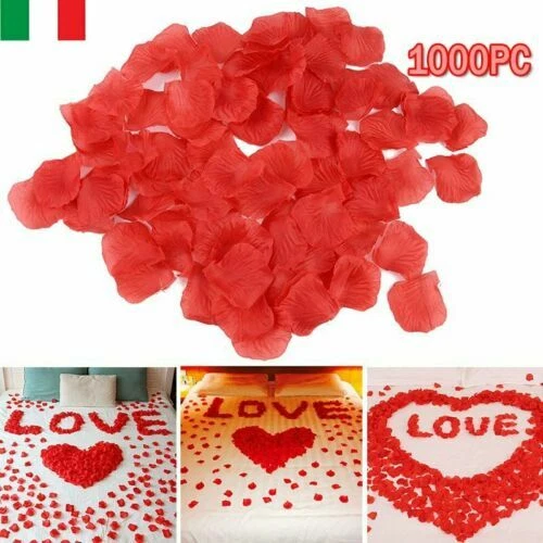 Petali rossi per il matrimonio
