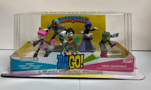 Funko HeroWorld Teen Titans Go! Series 3 Target Exclusive Set of 5 Figures