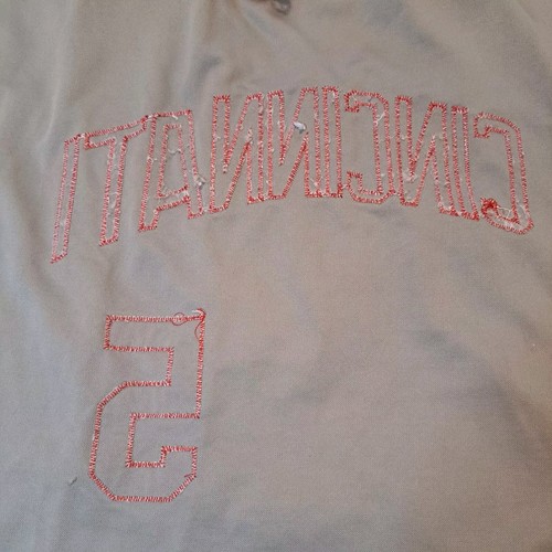 Vintage Johnny Bench Cincinnati Reds #5 Jersey Sz 56 Mitchell & Ness - Picture 7 of 12