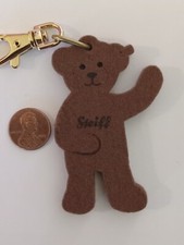 Vintage Felt Steiff Bear Keychain