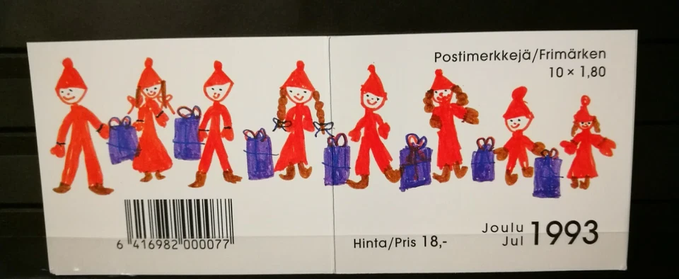 FINLAND 1993 Christmas booklet MNH Scott #928a - Image 2 of 2