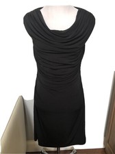 spence little black dress accent ruched dress petites size M
