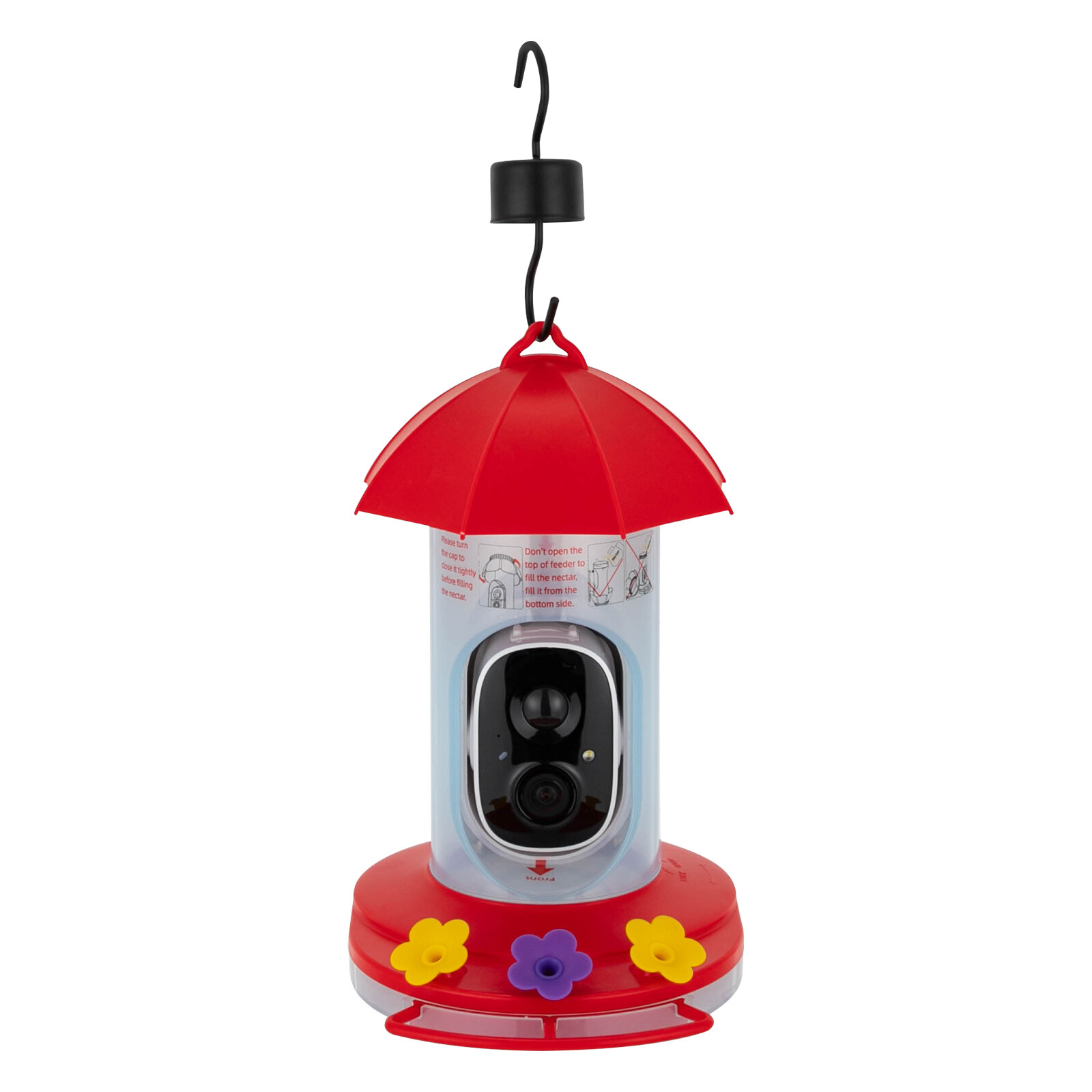 Bird Feeder with Camera, Smart Bird Feeder Camera with 2.4GHz WIFI Auto