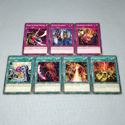 yugioh gx titan deck Yugioh GX Shadow Rider Titan 57 Card Deck Skull Archfiend of Lightning NM