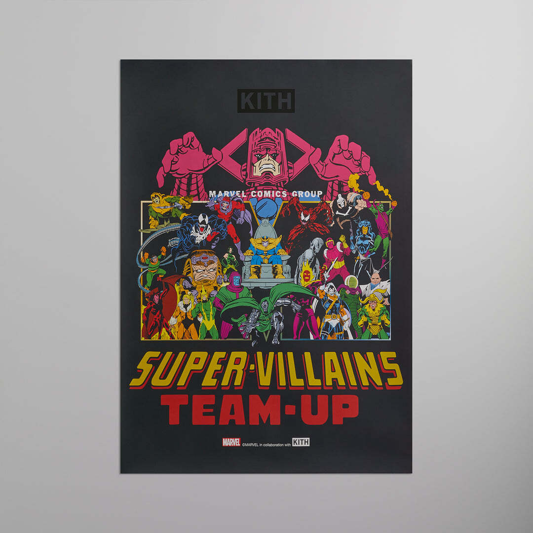 Kith x Marvel Supervillains Poster SS24 BRAND NEW IN HAND | eBay