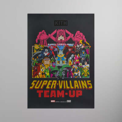 Kith x Marvel Supervillains Poster SS24 BRAND NEW IN HAND | eBay