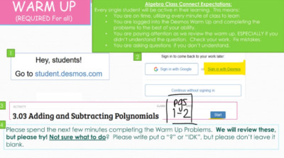 Add & Subtract Polynomials
