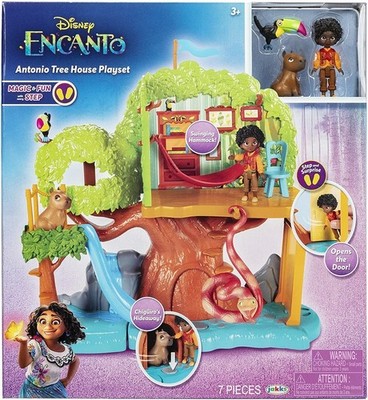 Disney Encanto Antonio Tree House Room Playset Capybara Casita Jungle Bedroom