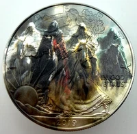 Four Horsemen - Christian - American Silver Eagle 1oz Silver Dollar Coin