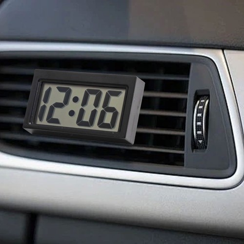 Mini Digital Timepieces for Vehicles 2 Pcs Conveniently Installed Anywhere - Picture 2 of 12