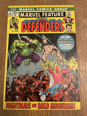 MARVEL FEATURE 2 BRONZE AGE 2ND APP DEFENDERS ANDRE JOHN BUSCEMA MARVEL COMICS