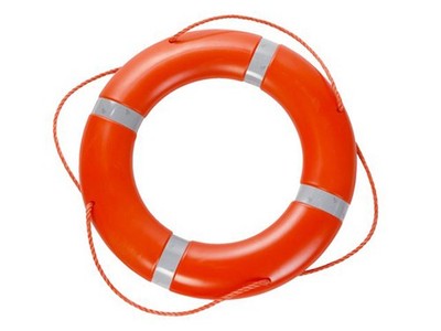 Besto Rettungsring 75cm orange 2,5kg Solas mit Reflexstreifen 20110100